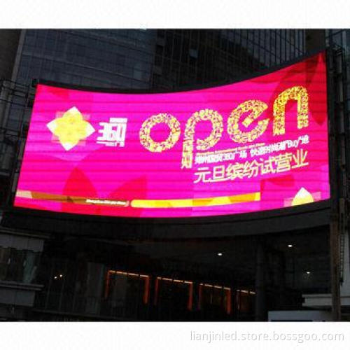 LED Display Sign with 2R/1G/1B DIP, 12mm Pixel Pitch, 60 to 85Hz Frame Frequency Range